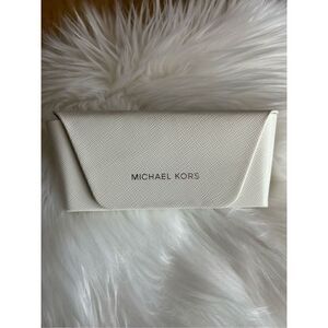 Michael Kors white sunglasses case eye glass case